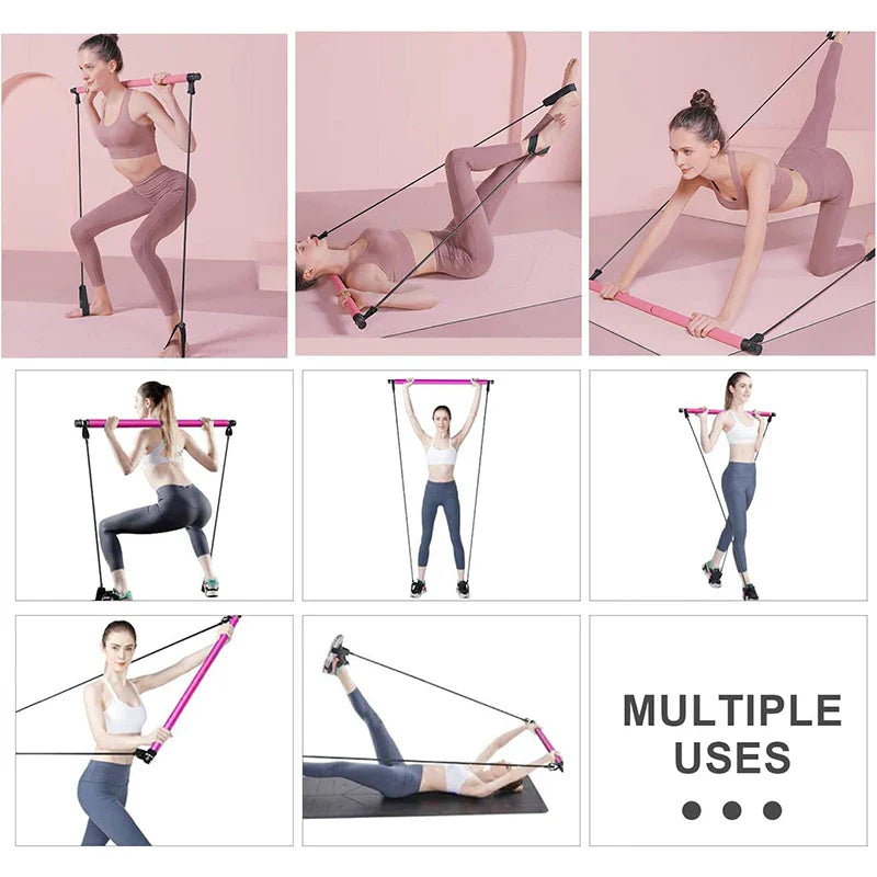 Home Fitness Pilates Bar Set